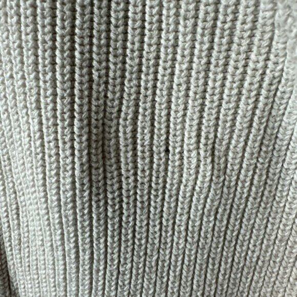 Old Navy Men's Shawl Collar Cardigan Sweater Beige Size L Grandpa Dad - Picture 7 of 11